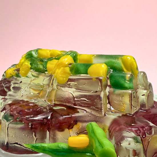 Asparagus and Octopus Savoury Aspic