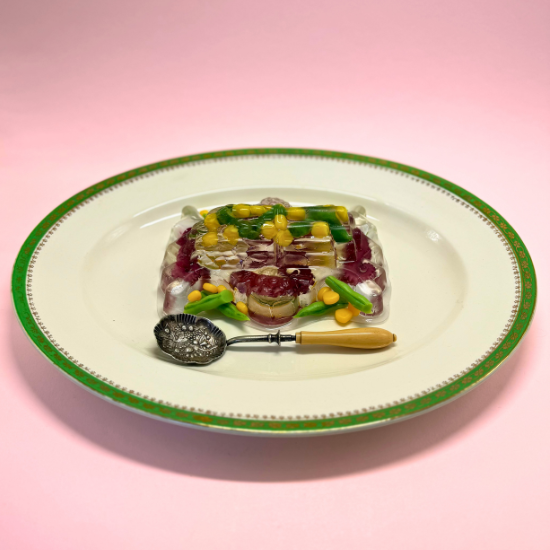 Asparagus and Octopus Savoury Aspic