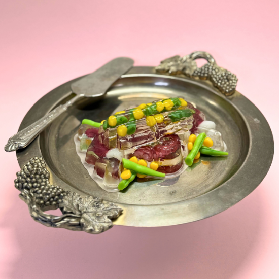 Asparagus and Octopus Savoury Aspic