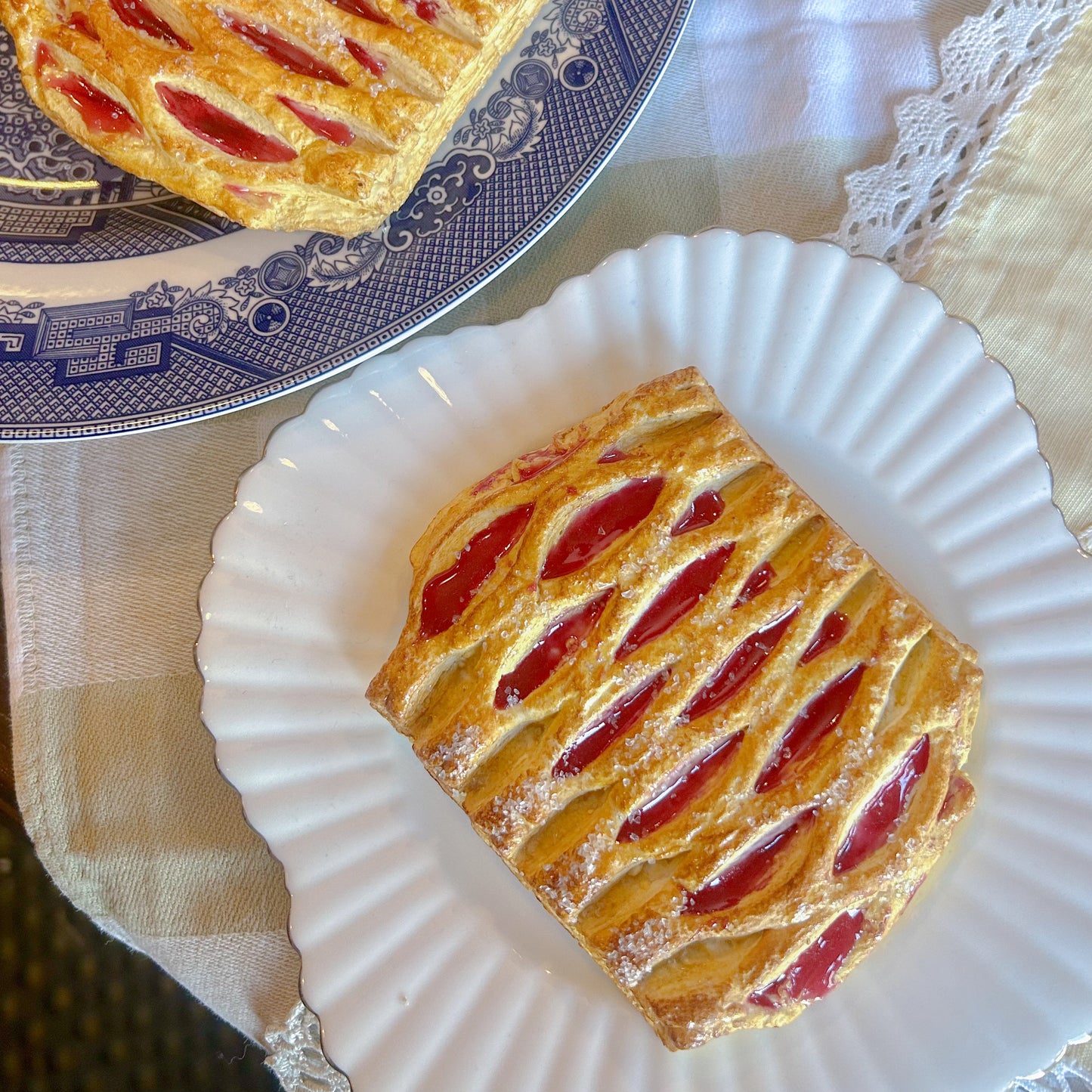 Lattice Jam Pastry