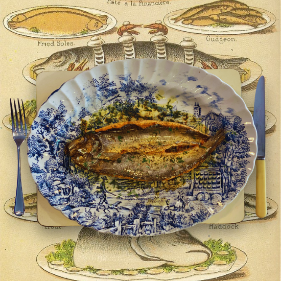 Grilled Kipper Plate – Fake Food Workshop