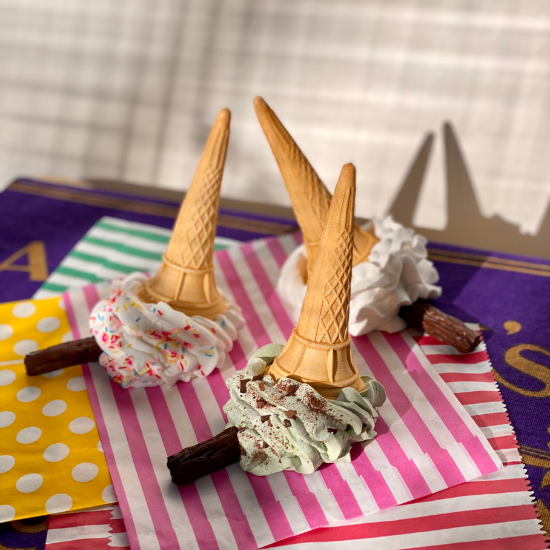 Dropped Cone with Flake