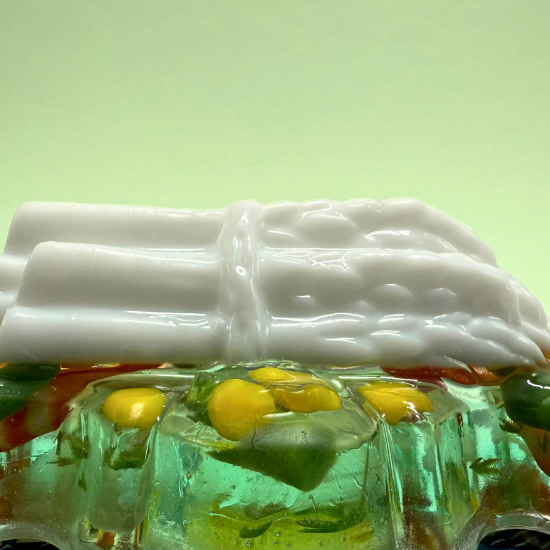 Asparagus and Prawn Savoury Aspic
