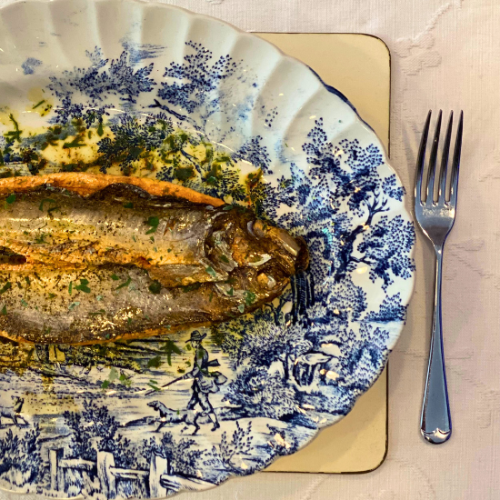 Grilled Kipper Plate – Fake Food Workshop