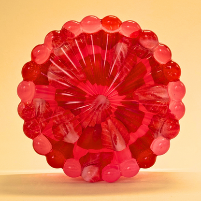 Fluted Fruit Jelly - Strawberry Layers