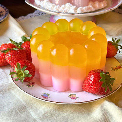 Pink, Red and Yellow Layered Jellies