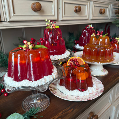 Fluted Orange & Berry Jelly Delight