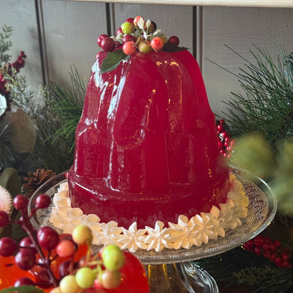 Deep Pink Fruity Jelly Sculpture