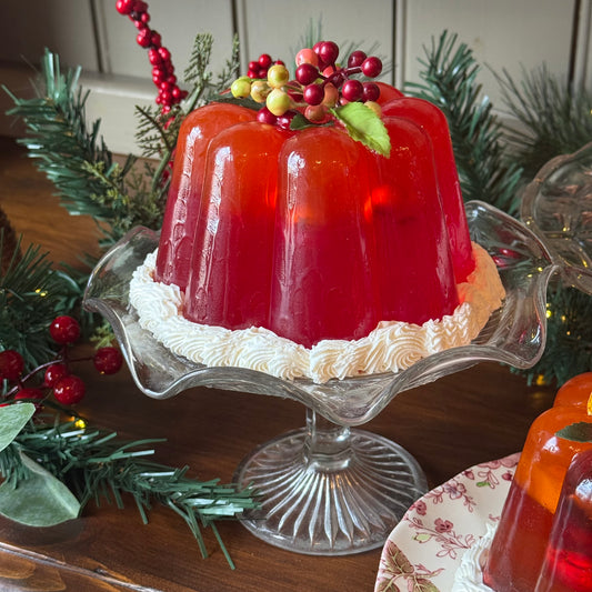 Fluted Orange & Berry Jelly Delight