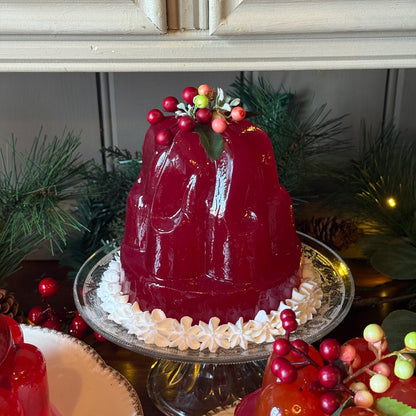 Deep Pink Fruity Jelly Sculpture