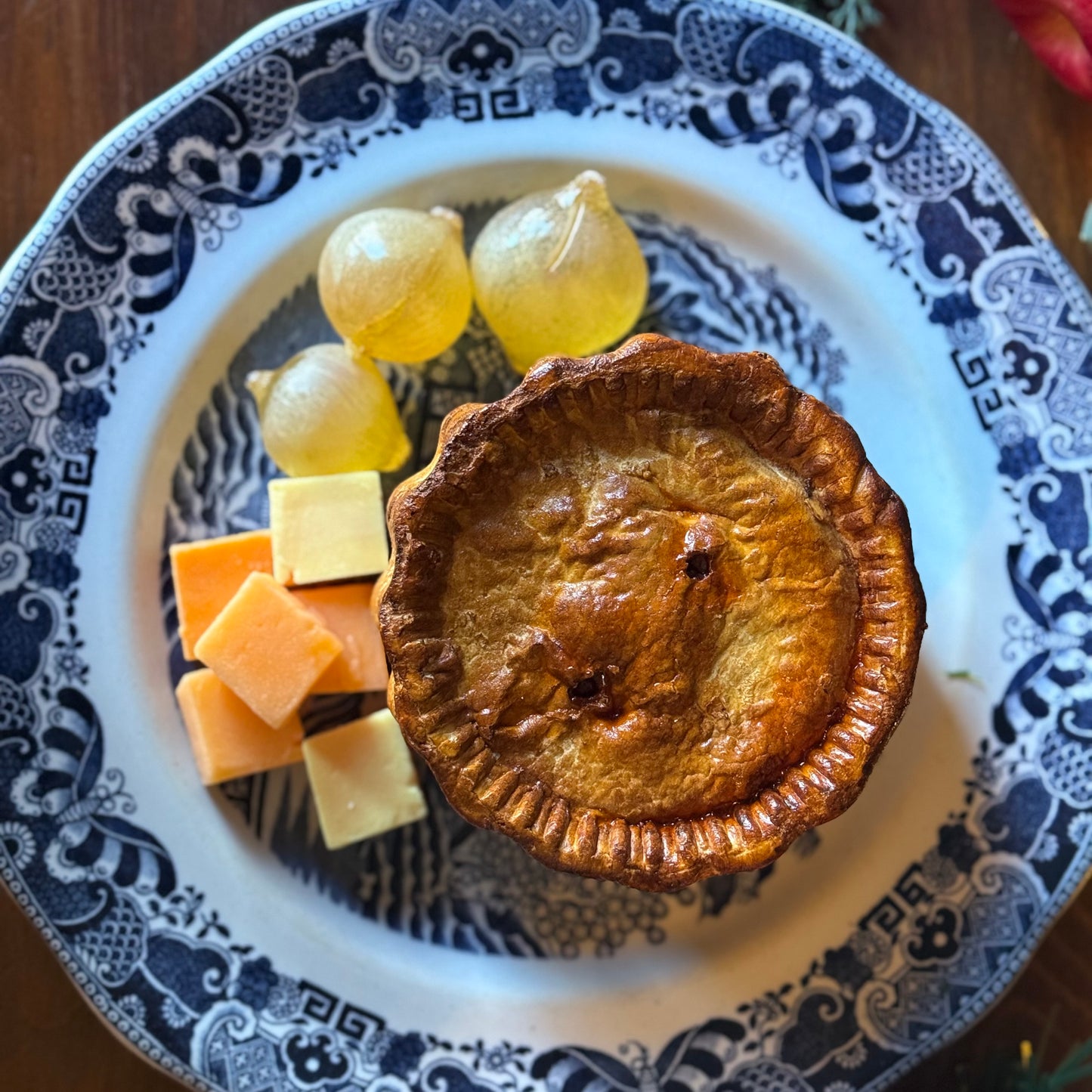 Butchers Pork Pie with Cheese & Pickles