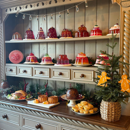 Deep Pink Fruity Jelly Sculpture