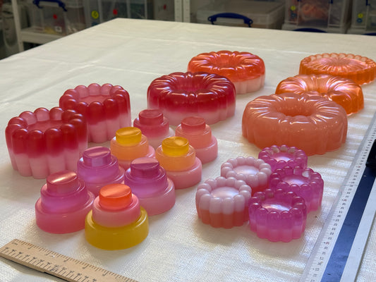 Curated Jelly Cake Sculpture Collection