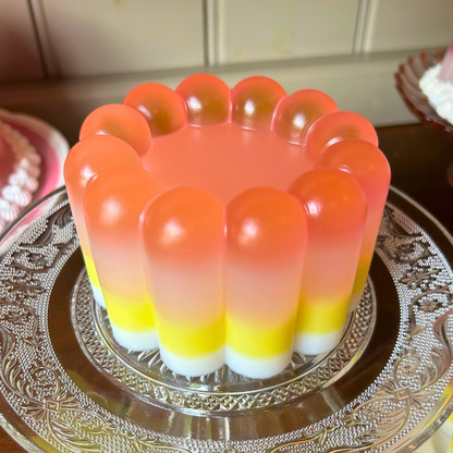 Pink, Red and Yellow Layered Jellies