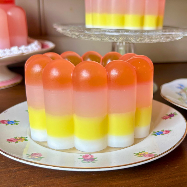 Pink, Red and Yellow Layered Jellies