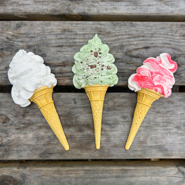 Flat Back Ice Cream Cones