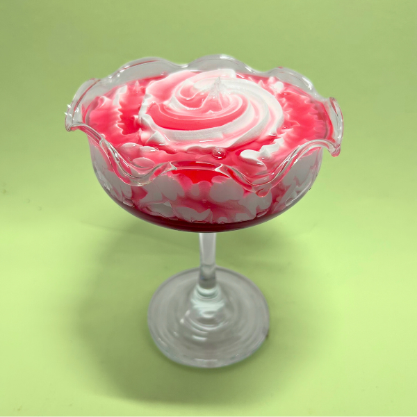 Strawberry Sauce, Cream Dessert