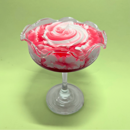 Strawberry Sauce, Cream Dessert