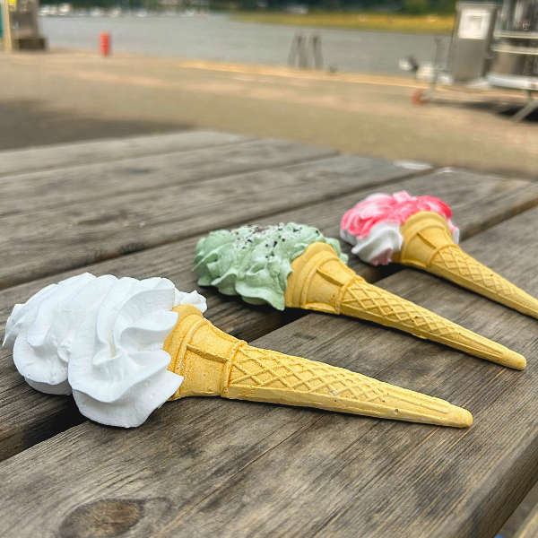 Flat Back Ice Cream Cones