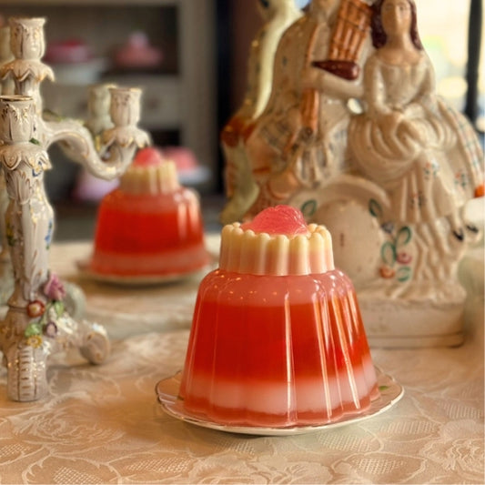 Layered Jelly with Pink Pineapple top