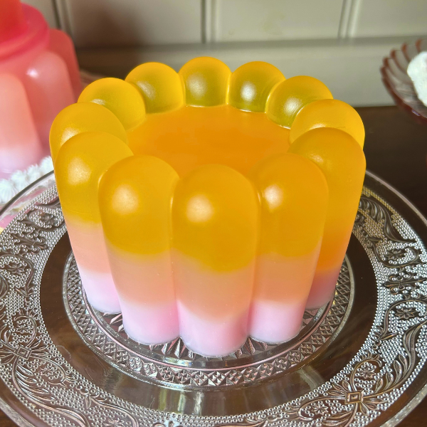 Pink, Red and Yellow Layered Jellies