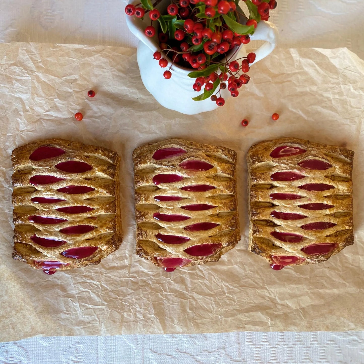 Lattice Jam Pastry